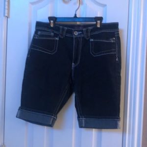 Angels Long Jean Shorts